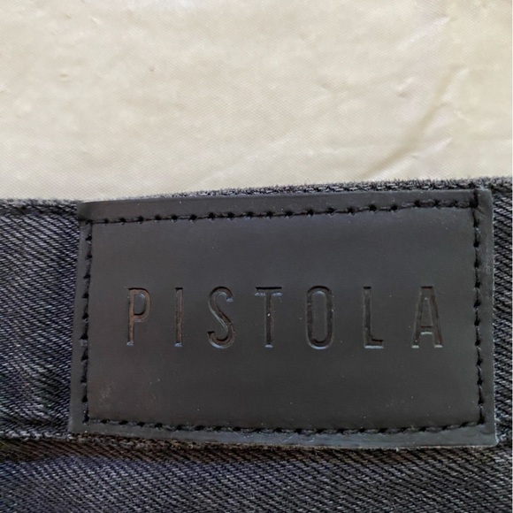Pistola Cassie Super High Rise Straight jeans in black P00016322RK size 27 - Picture 5 of 14